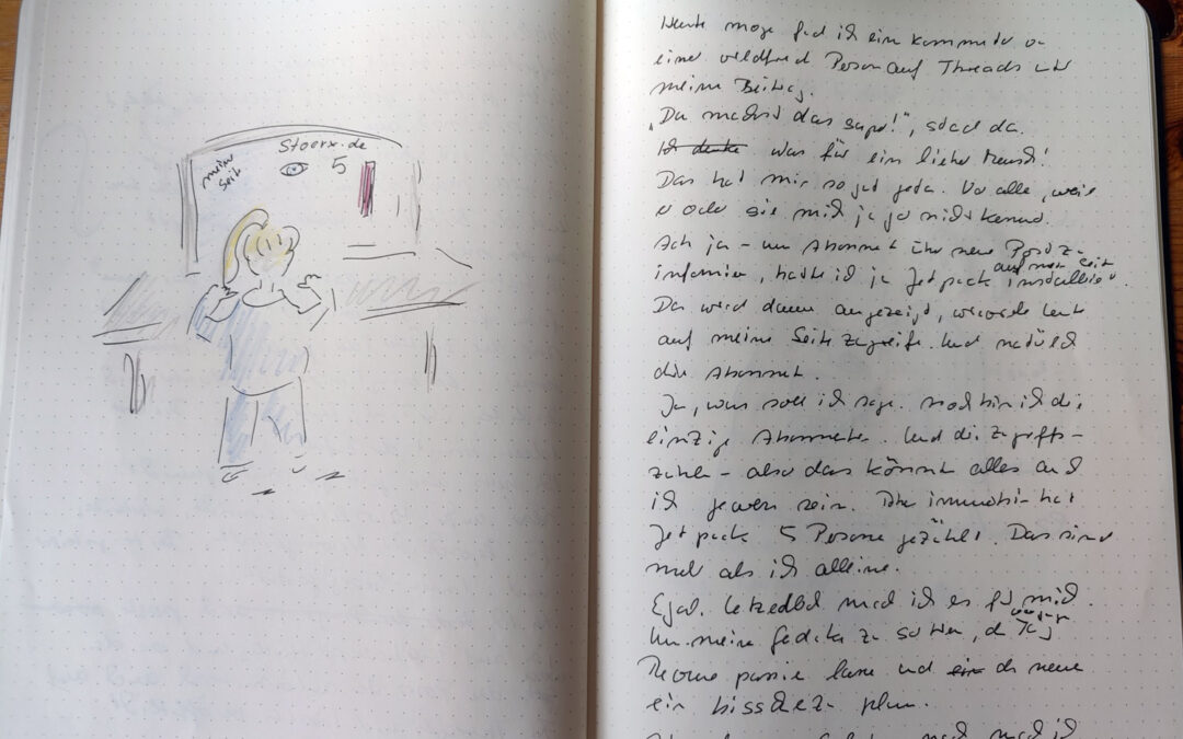 noch 26 Tage – Prisuch, Hühner-Sonntag und fünf Leser